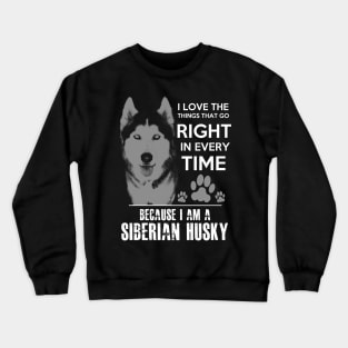 Siberian Husky Crewneck Sweatshirt